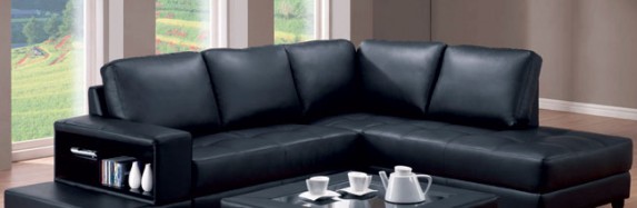 Decorating Around a Black Leather Accent Chair